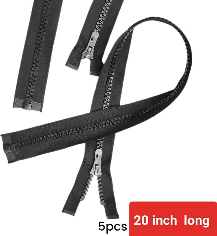 rut Jacket chain Black Plastic Open ended Zipper