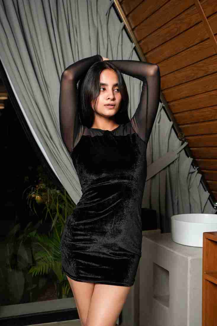 Flipkart black dress on sale
