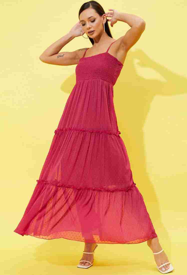 ATHENA Women Maxi Pink Dress Buy ATHENA Women Maxi Pink Dress Online at Best Prices in India Flipkart