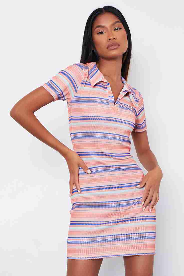 Bodycon hotsell multicolor dress