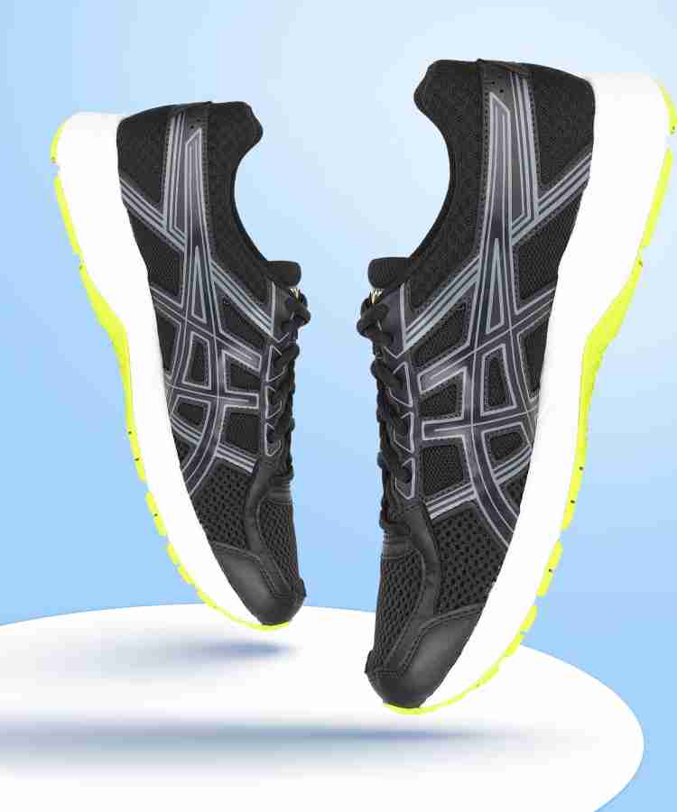 Asics GEL CONTEND 4B Running Shoes For Men Buy BLACK BLACK ENERGY GREEN Color Asics GEL CONTEND 4B Running Shoes For Men Online at Best Price Shop Online for Footwears in India Flipkart