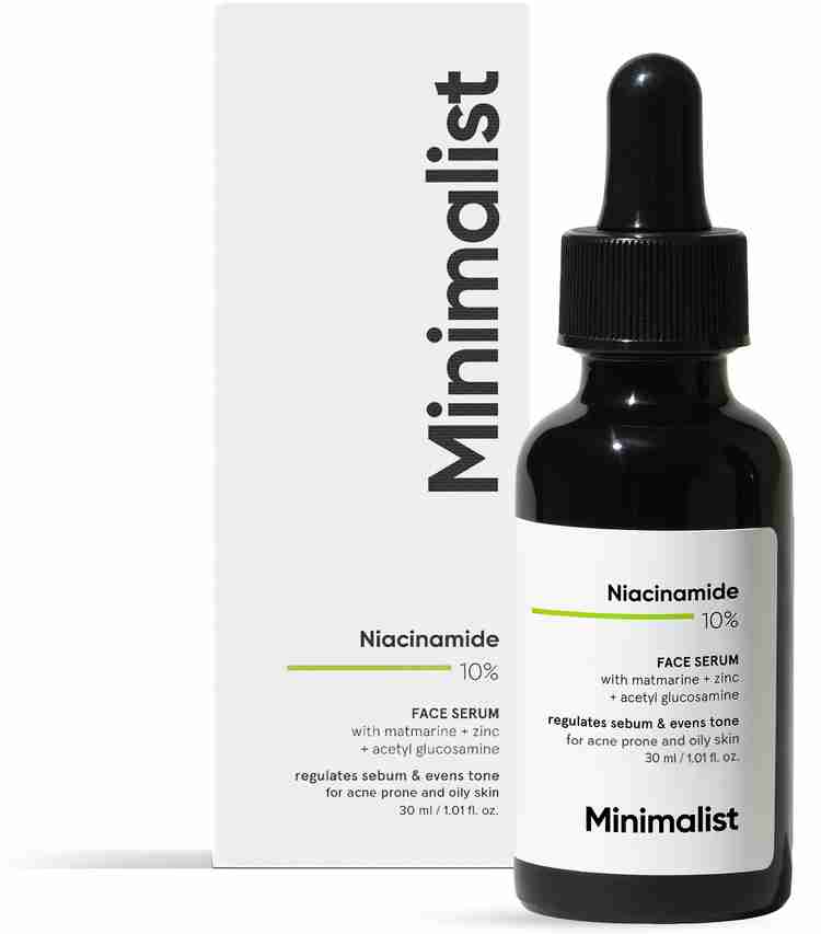 Minimalist 10% Niacinamide Face Serum for Acne Marks, Blemishes & Acne  Prone Skin Price in India - Buy Minimalist 10% Niacinamide Face Serum for  Acne Marks, Blemishes & Acne Prone Skin online