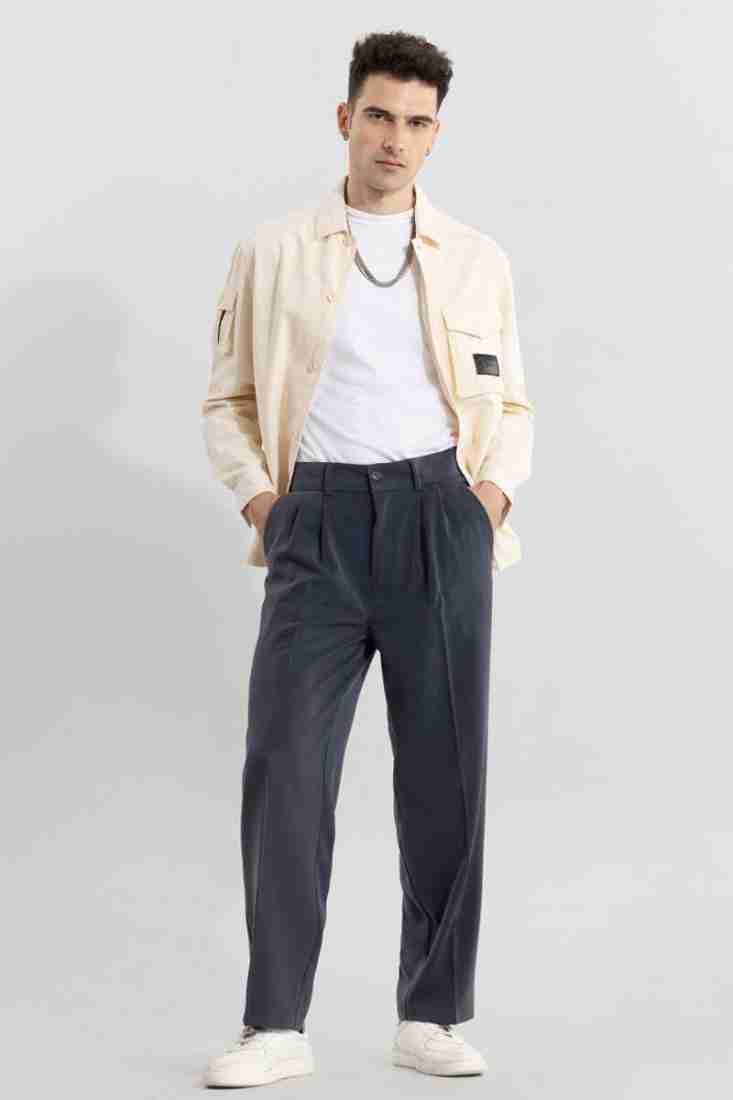 Buy Grey Trousers & Pants for Men by SNITCH Online