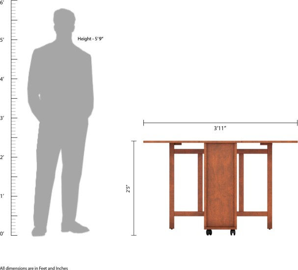 Folding dining on sale table hometown