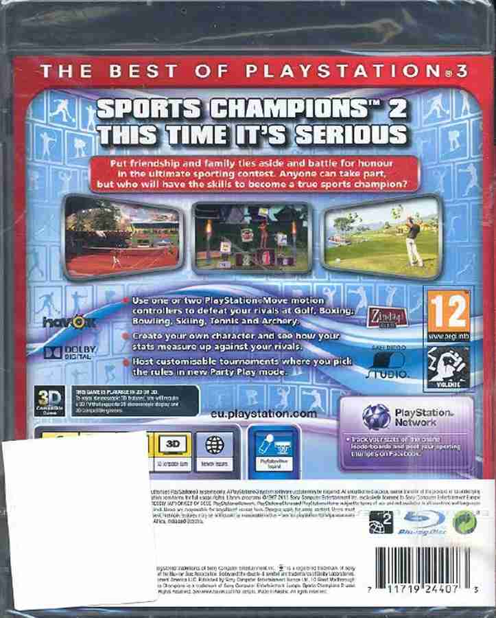 Sony ps3 sports champions 2 discount
