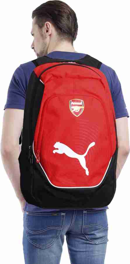 PUMA Arsenal Football Backpack Red Black and White Price in