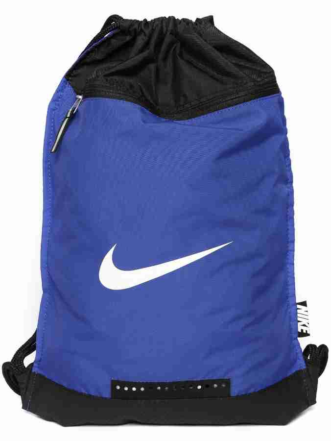 NIKE Team Training Gymsack Ds 17 L Backpack GAME ROYAL BLACK WHITE Price in India Flipkart