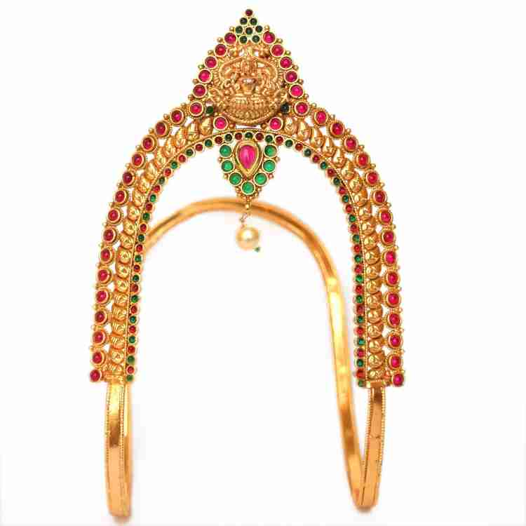 Buy Hayagi Copper Pearl Gold plated Armlet Online at Best Prices