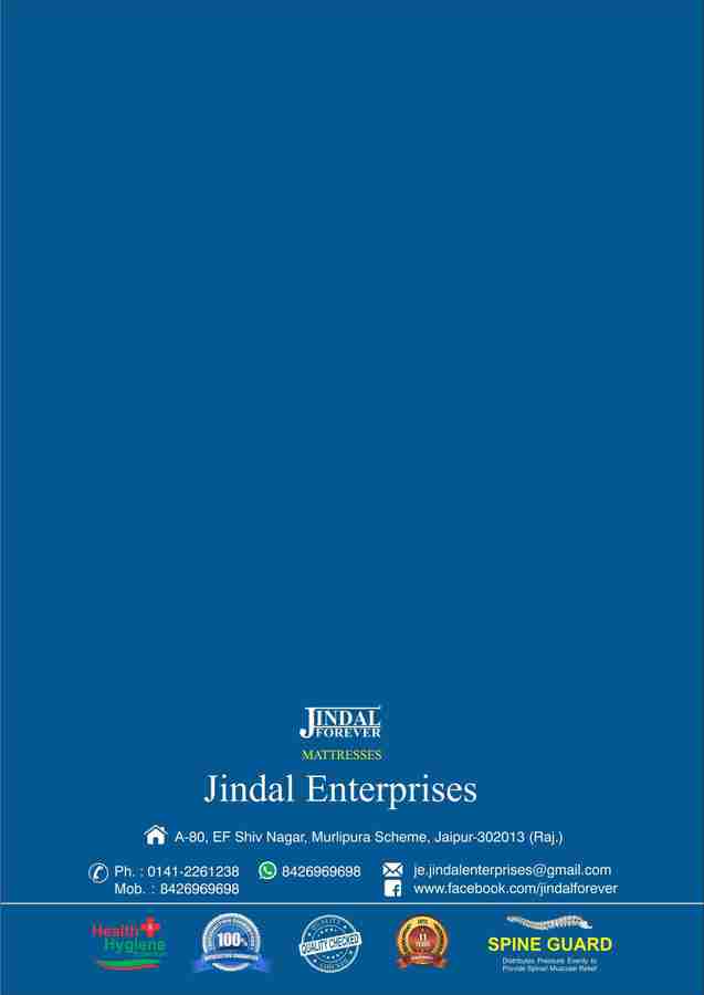 Jindal mattress 5 shop inch price