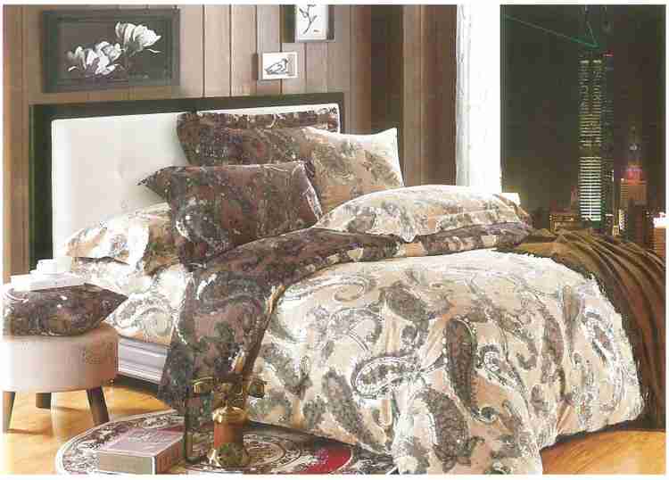 Ross Luxury Living Cotton Double Paisley Flat Bedsheet Buy Ross Luxury Living Cotton Double Paisley Flat Bedsheet Online at Best Price in India Flipkart