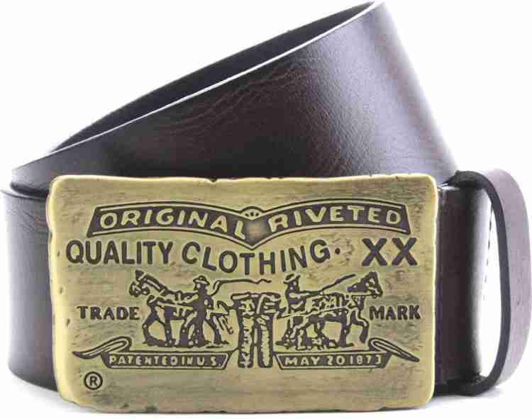 LEVI S Men Brown Genuine Leather Belt