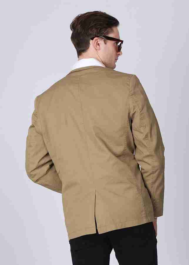 John Players Solid Casual Men Blazer Buy Beige John Players Solid Casual Men Blazer Online at Best Prices in India Flipkart