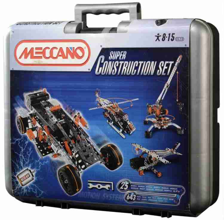 Meccano Super Construction Set Super Construction Set shop for Meccano products in India. Toys for 8 15 Years Kids. Flipkart