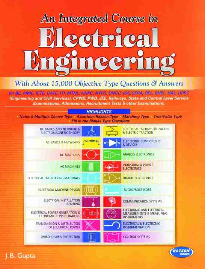 An integrated course in electrical engineering hotsell