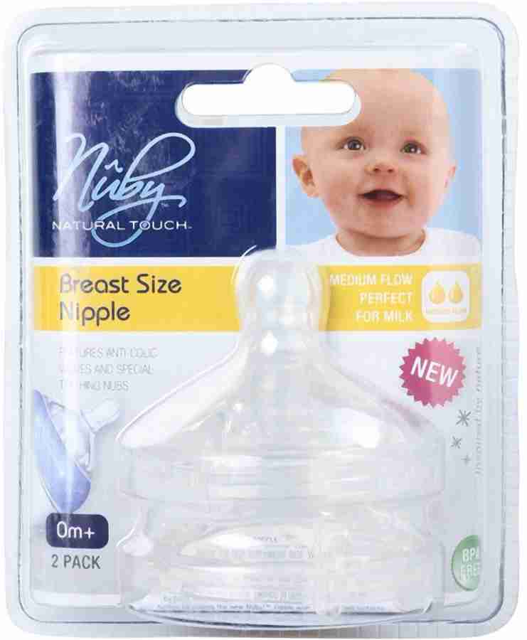 Nuby nipples best sale medium flow