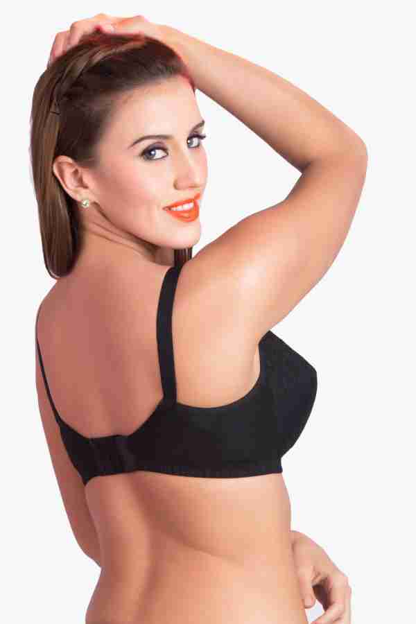 Rajnie by Belle Lingeries Plus-Size Women Full Coverage Non Padded Bra - Buy  White, Black Rajnie by Belle Lingeries Plus-Size Women Full Coverage Non  Padded Bra Online at Best Prices in India