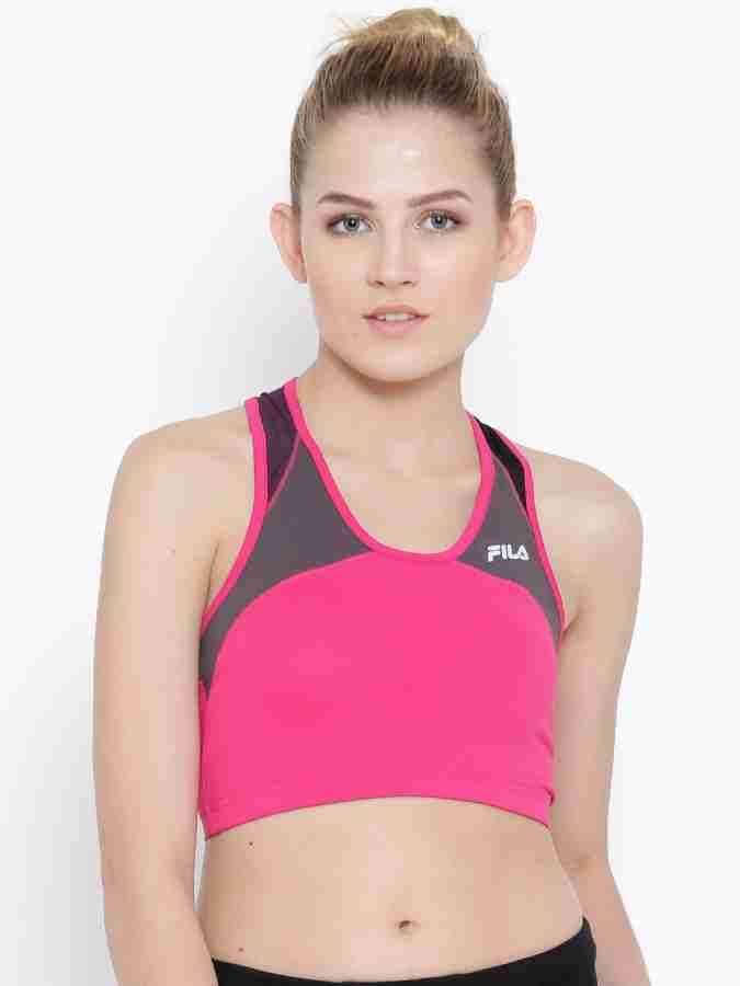 FILA Women Sports Bra - Buy Pink FILA Women Sports Bra Online at Best  Prices in India