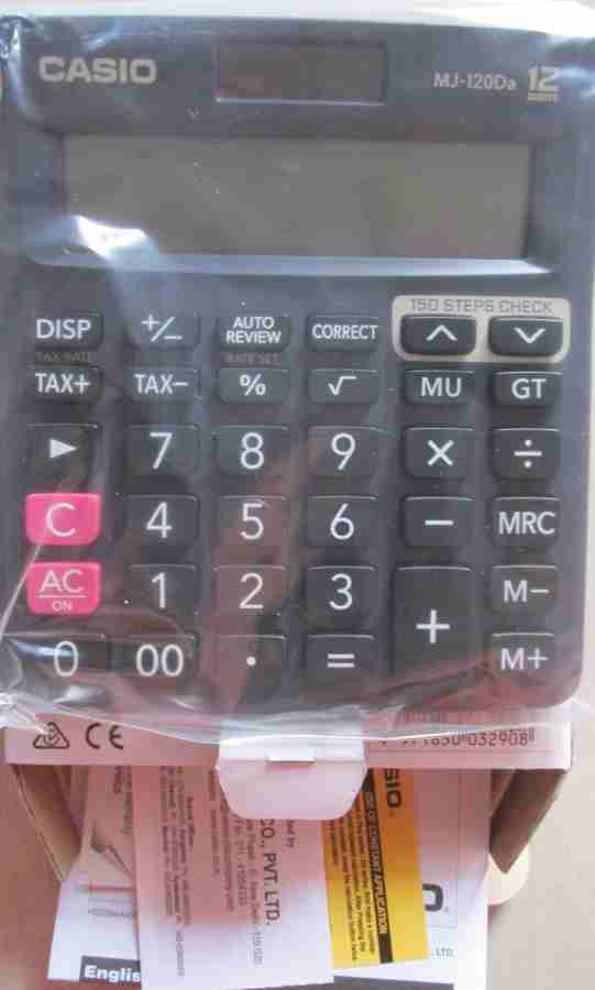 Flipkart CASIO CASIO MJ 120Da MJ 120Da Basic Calculator Basic