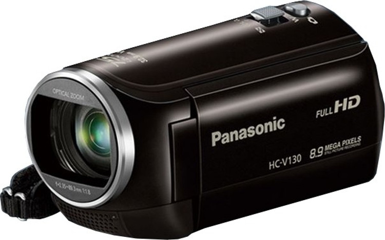 M*a様 Panasonic HC-V130M ビデオカメラ 本体 ブラウン Panasonic HC-V130M ビデオカメラ 本体 盗め ブラウン