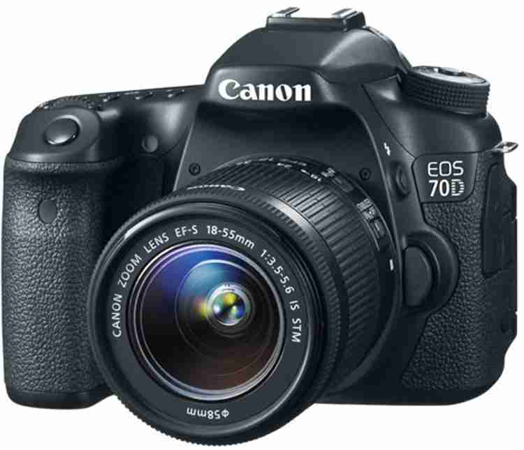 Canon EOS 70D DSLR Camera (Body with EF-S 18-55 mm IS STM Lens  