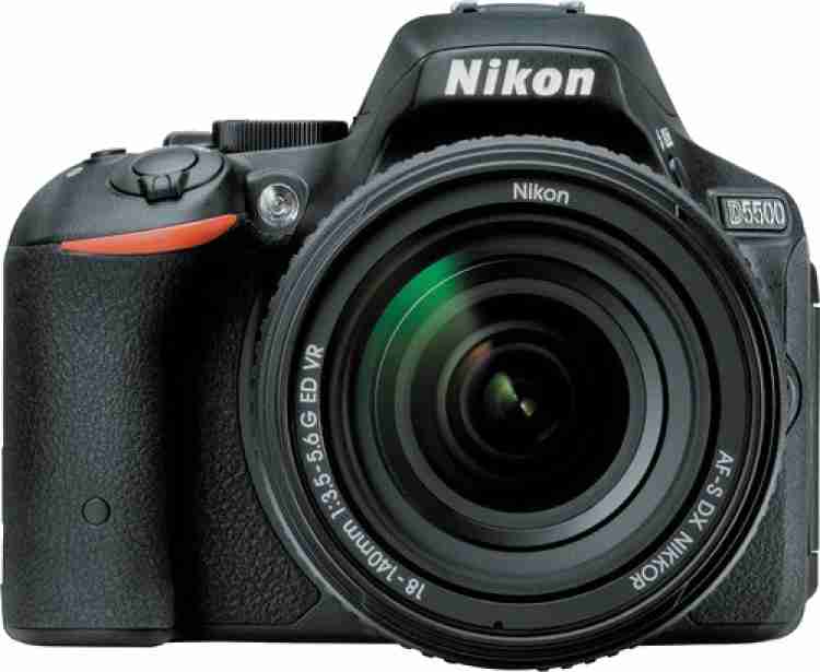 NIKON D5500 DSLR Camera Body with Single Lens: AF-S 18-140mm VR Kit Lens  (16 GB SD Card + Camera Bag) Price in India - Buy NIKON D5500 DSLR Camera  Body with Single