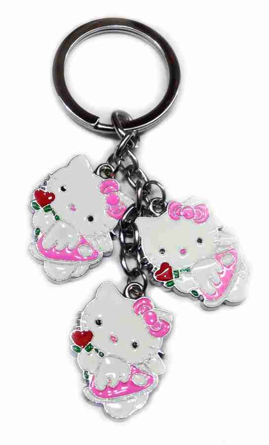 Hello kitty clearance metal keychain