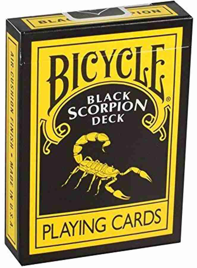 Bicycle Black Scorpion Playing Cards BLACK Deck w 4 Gaff by Magic Makers Inc Black Scorpion Playing Cards BLACK Deck w 4 Gaff by Magic Makers Inc shop for Bicycle products in India. Flipkart