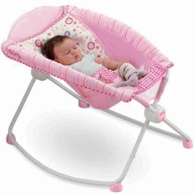 Fisher price rock hot sale n play pink