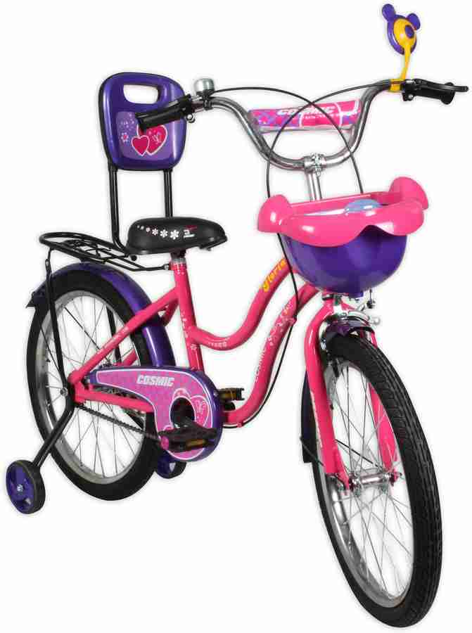 Dark pink cycle shop