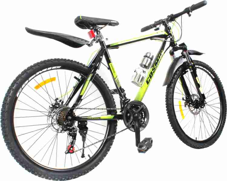 COSMIC ELDORADO 1.0L 21 SPEED MTB BICYCLE BLACK GREEN PREMIUM