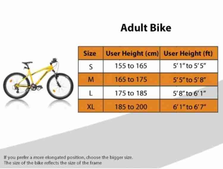 Decathlon bike size hot sale guide