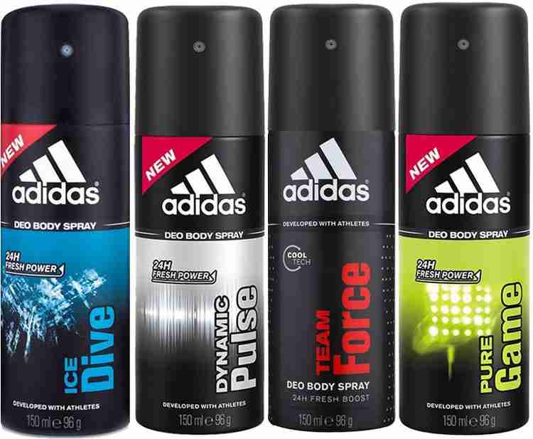 ADIDAS Ice Dive Dynamic Pulse Team Force Pure Game Deodorant