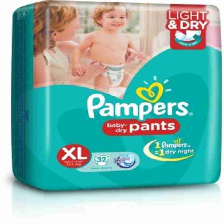 Pampers Dipper - XL - Buy 32 Pampers Pant Diapers for babies weighing < 12  Kg