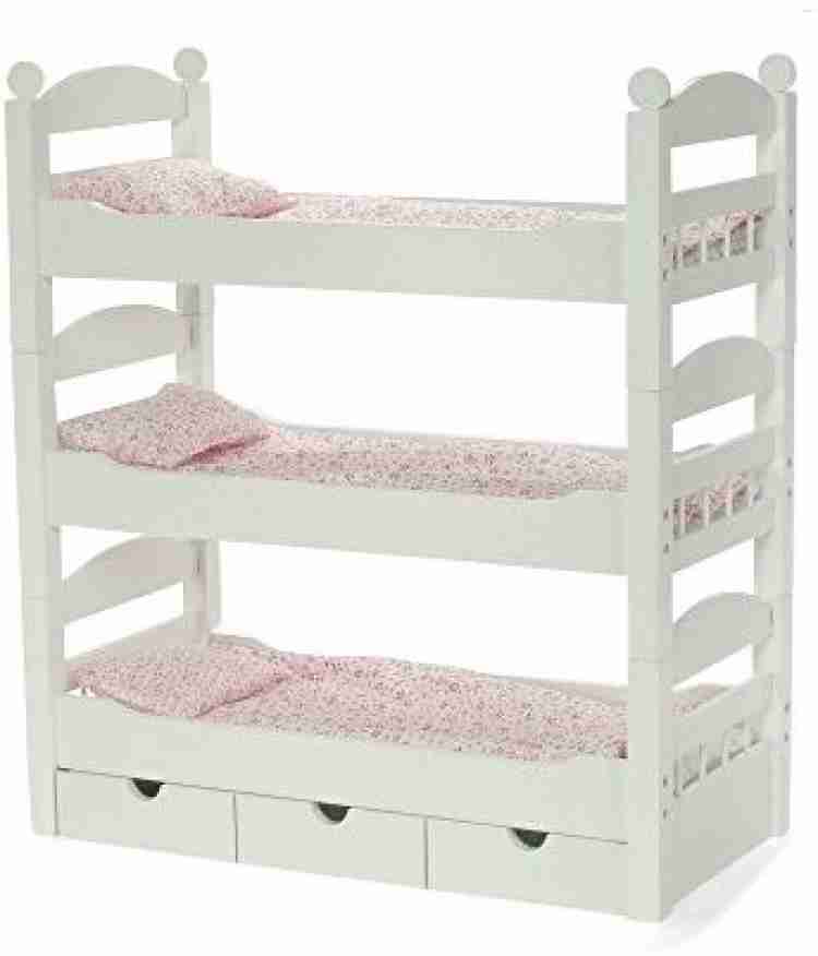 Emily Rose Doll Clothes 18 Inch White Triple Detachable Trundle Bunk Bed Furniture 18 Inch White Triple Detachable Trundle Bunk Bed Furniture Buy Doll toys in India. shop for Emily