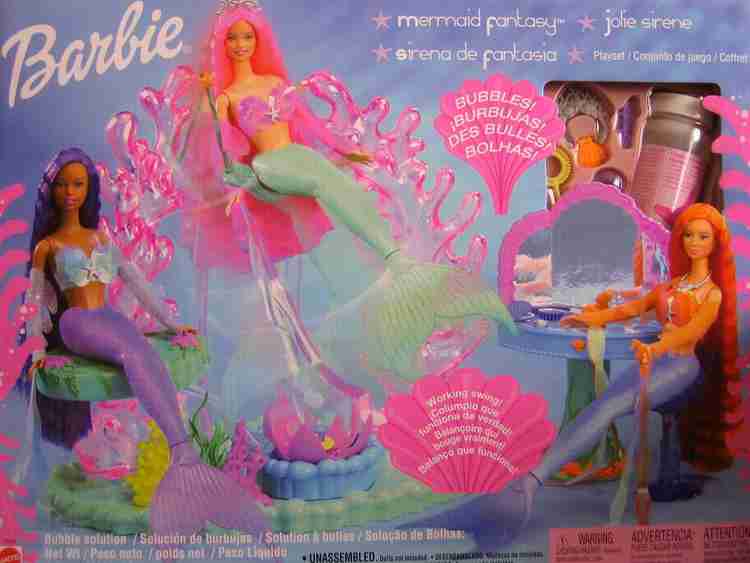 Barbie mermaid playset new arrivals