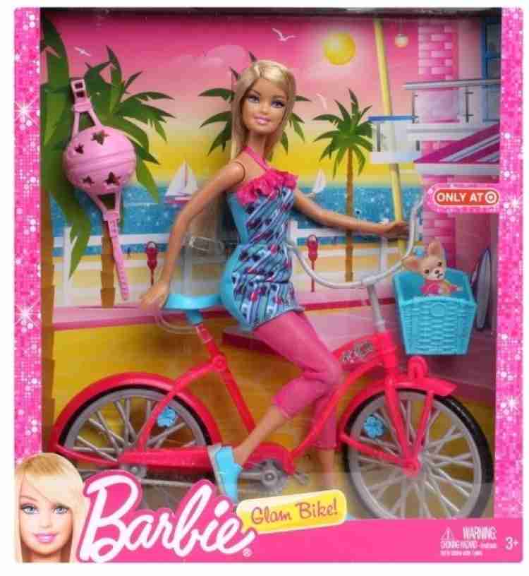 Barbie glam deals bike and doll