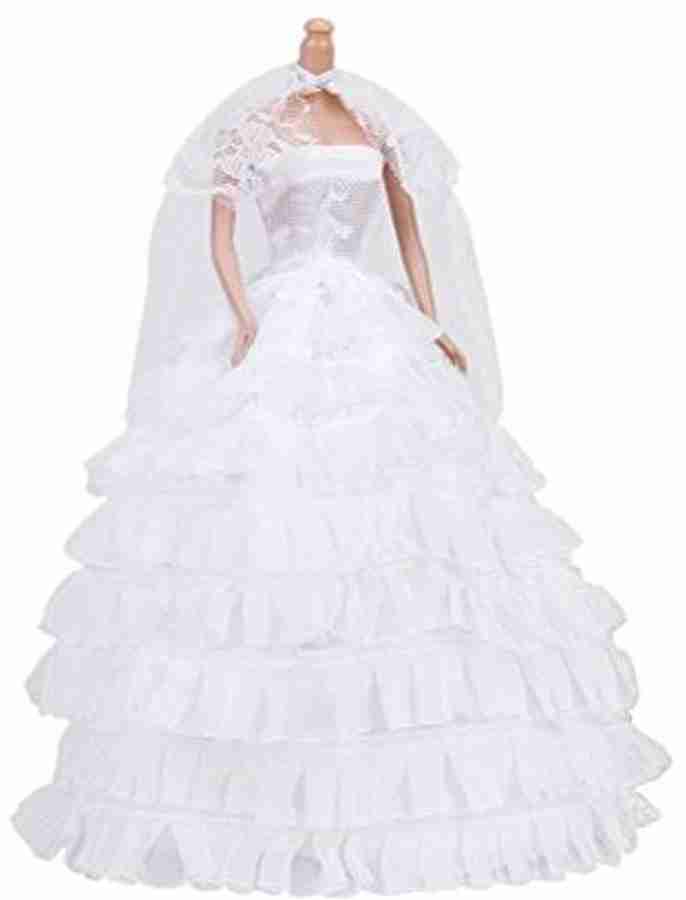 VORCOOL Dolls Bridal Wedding Gown Off the shoulder Dress with Veil Dolls Bridal Wedding Gown Off the shoulder Dress with Veil shop for VORCOOL products in India. Flipkart