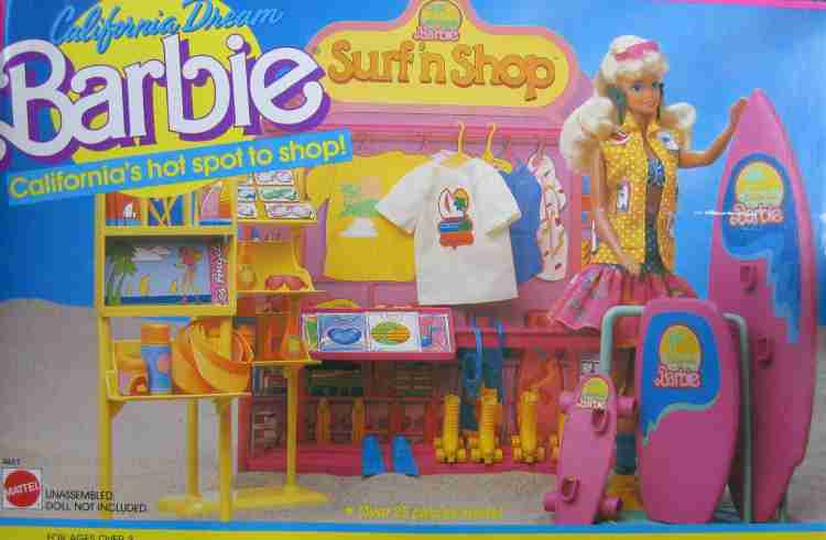 Barbie surf shop top