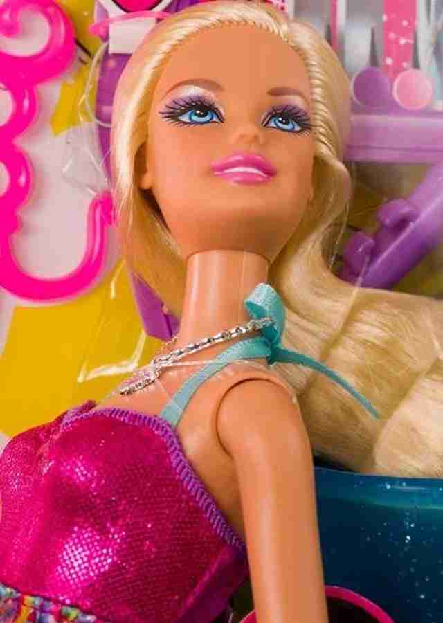 Barbie hairtastic colour and wash salon sale