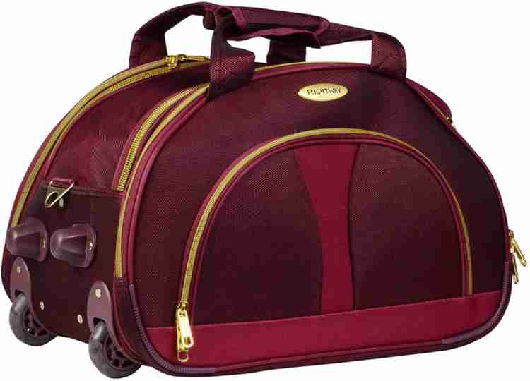 Originals Flightway 20 inch 50 cm Expandable 1098 Duffel With Wheels Strolley Maroon Price in India Flipkart