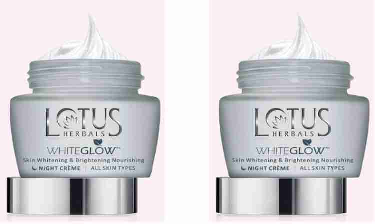 LOTUS WhiteGlow Skin Whitening Brightening Nourishing Night Cream