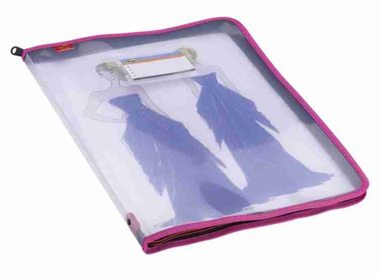 A3 Document Folder File Zipper Bags Cartella portafogli di plastica (a3-10pcs)