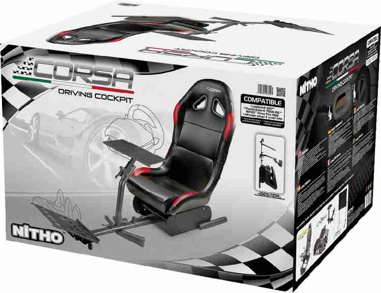 Nitho Corsa Driving Cockpit Gaming Chair Price in India Buy Nitho Corsa Driving Cockpit Gaming Chair online at Flipkart