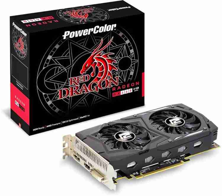 PowerColor AMD ATI Radeon RX 460 4 GB GDDR5 Graphics Card