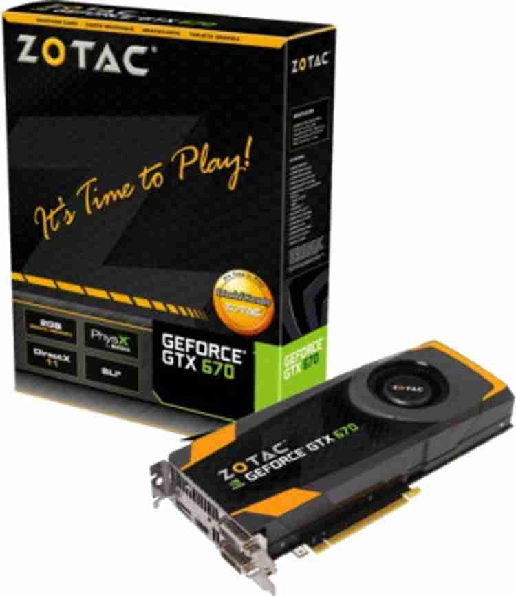 ZOTAC NVIDIA GeForce GTX 670 ZT 60304 10P 2 GB DDR5