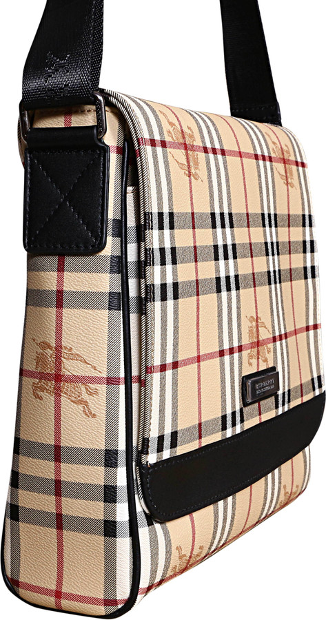 burberry men's leather bag