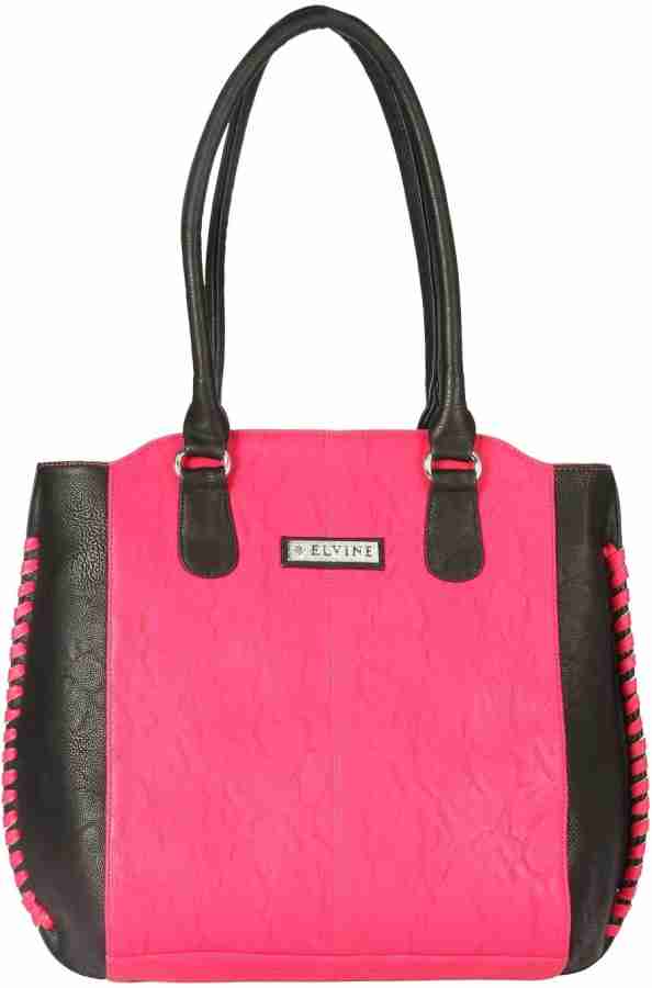 Buy Bagmire Women Pink Black Hand held Bag Pink Black Online Best Price in India Flipkart