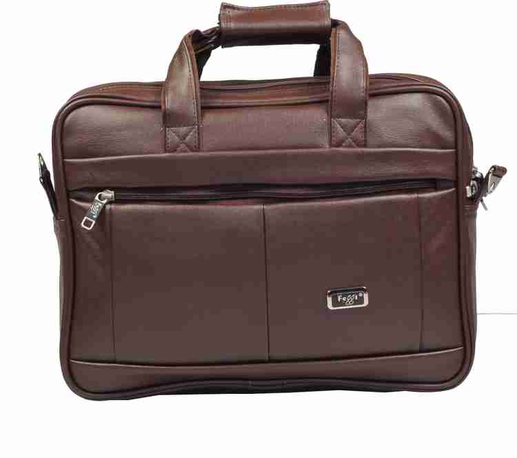 Buy Feggi Men Brown Messenger Bag Brown 01 Online @ Best Price in India |  Flipkart.com