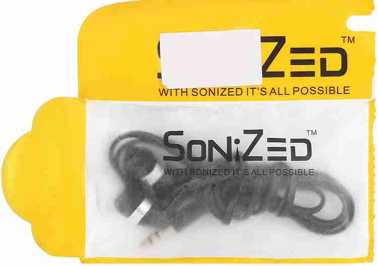 Sonized Earbud Wired without Mic Price in India Buy Sonized Earbud Wired without Mic Online Sonized Flipkart