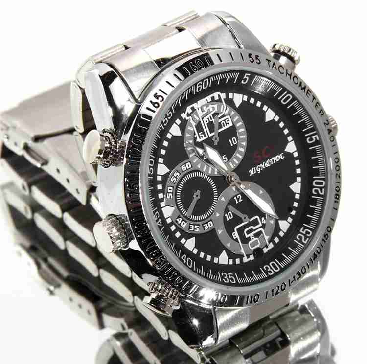 VibeX SC 4GB Spy Pinhole Stainless Steel Watch Spy Camera Price in India Buy VibeX SC 4GB Spy Pinhole Stainless Steel Watch Spy Camera online at Flipkart